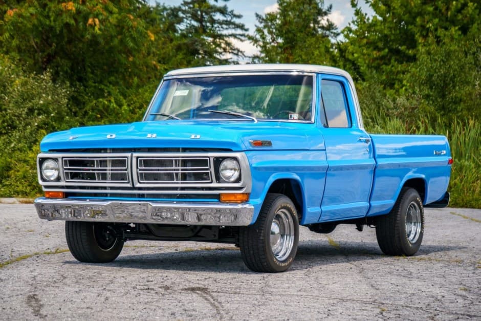 1972 Ford F-Series 1967-1972 sold for $25,500