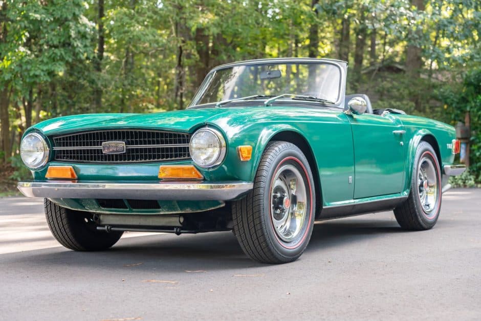 1972 Triumph TR6 sold for $14,000