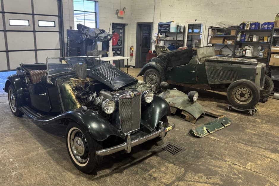 1952 MG TD sold for $6,750
