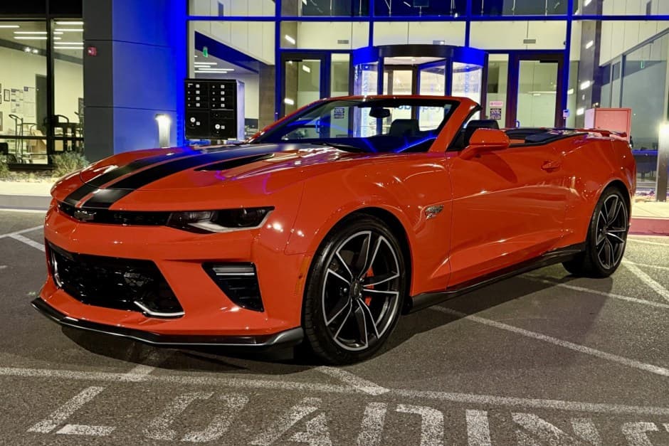 2018 Chevrolet Camaro 6th Generation 2016-2024 sold for $55,053
