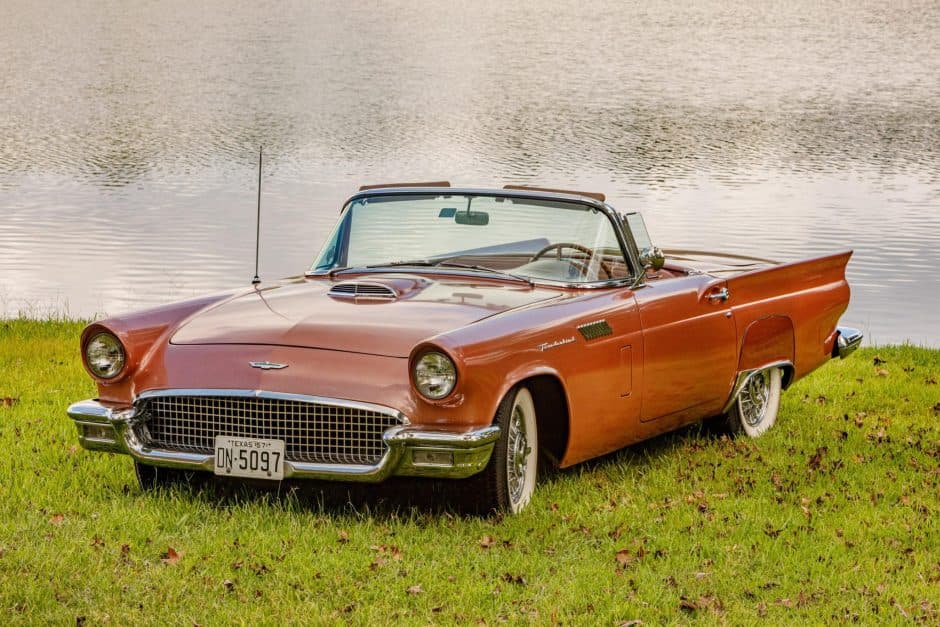 1957 Ford Thunderbird (1955-1957) sold for $19,000