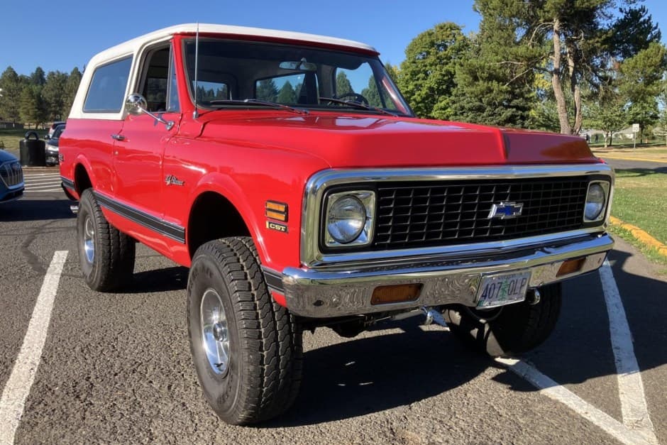 1971 Chevrolet K5 Blazer 1969-1972 sold for $47,750