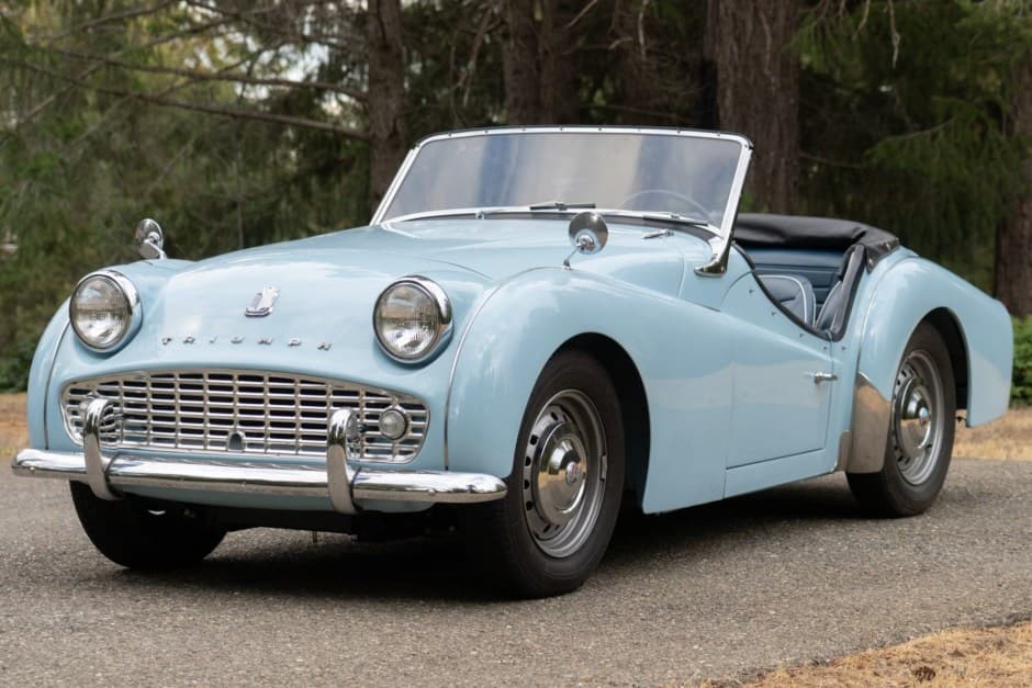 1959 Triumph TR3 sold for $21,000