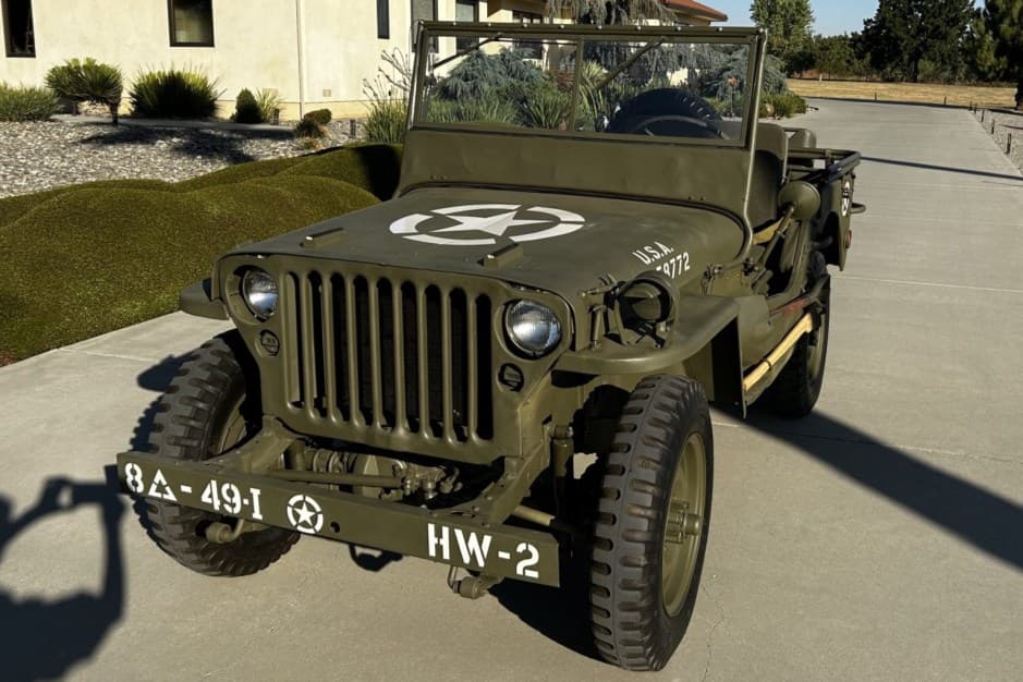 1942 Willys MB sold for $22,300
