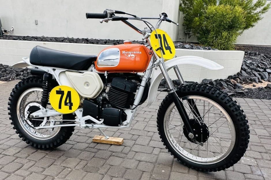 1974 Husqvarna WR sold for $4,200