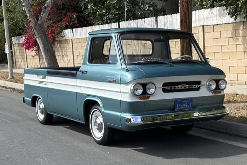 1962 Chevrolet Corvair Rampside and Loadside Pickup sold for $29,000