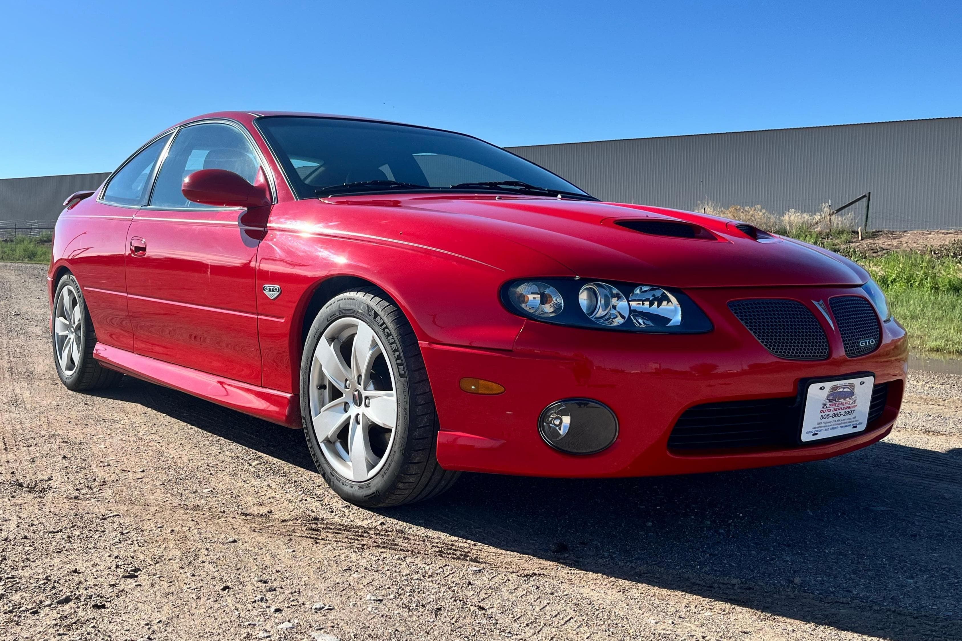 2005 Pontiac GTO sold for $13,500
