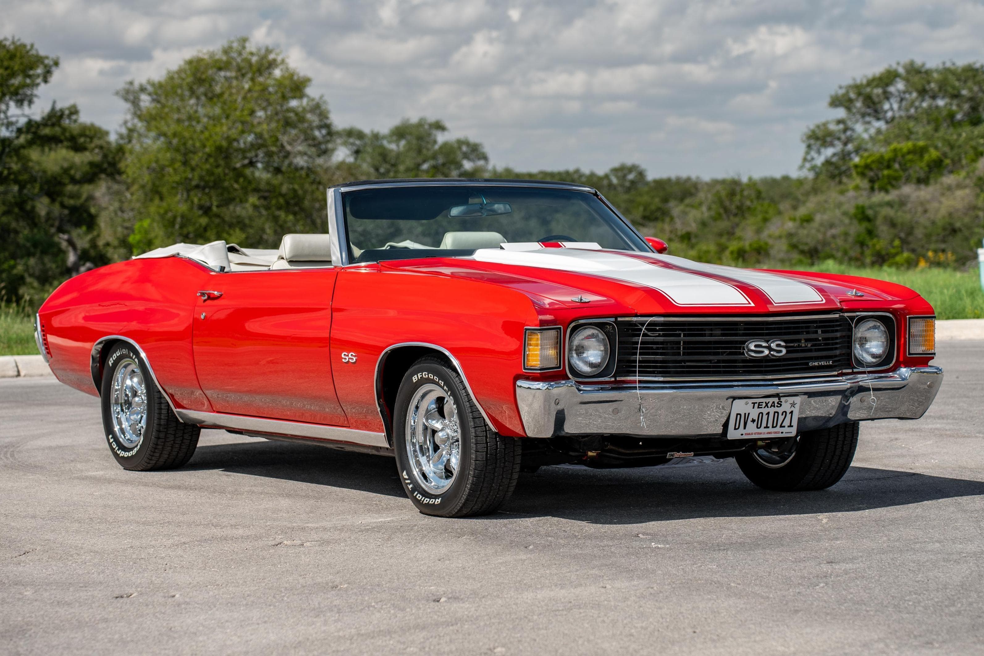 1972 Chevrolet Chevelle sold for $45,500