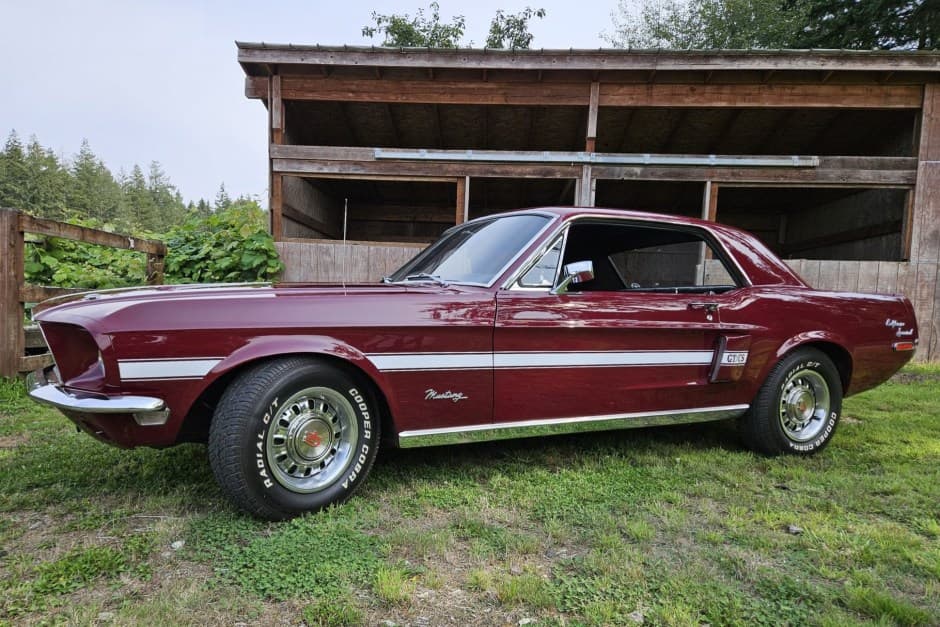 1968 Ford Mustang 1967-1968 sold for $30,000