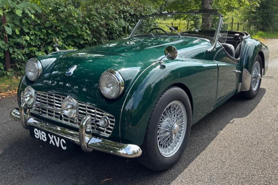 1957 Triumph TR3 sold for $0