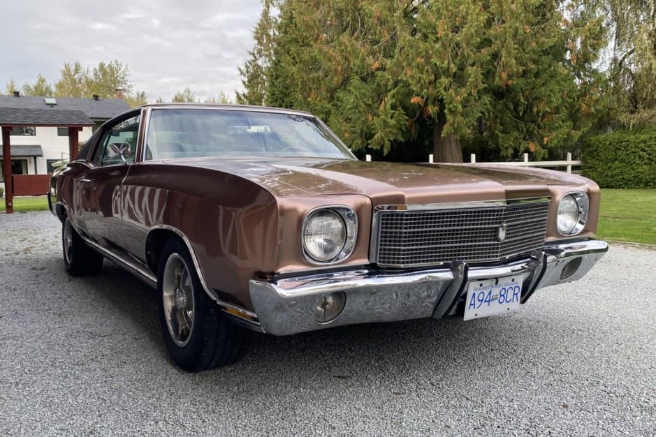 1970 Chevrolet Monte Carlo sold for $15,000
