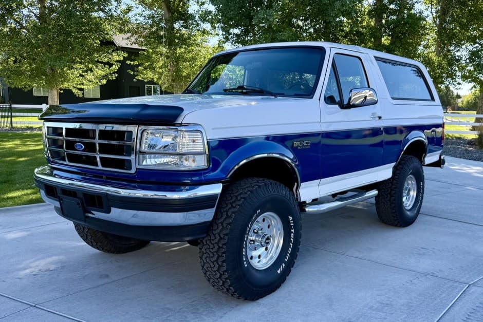 1996 Ford Bronco 4th-5th Generations 1987-1996 sold for $35,805