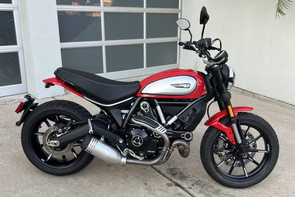 2021 Ducati Scrambler sold for $4,800