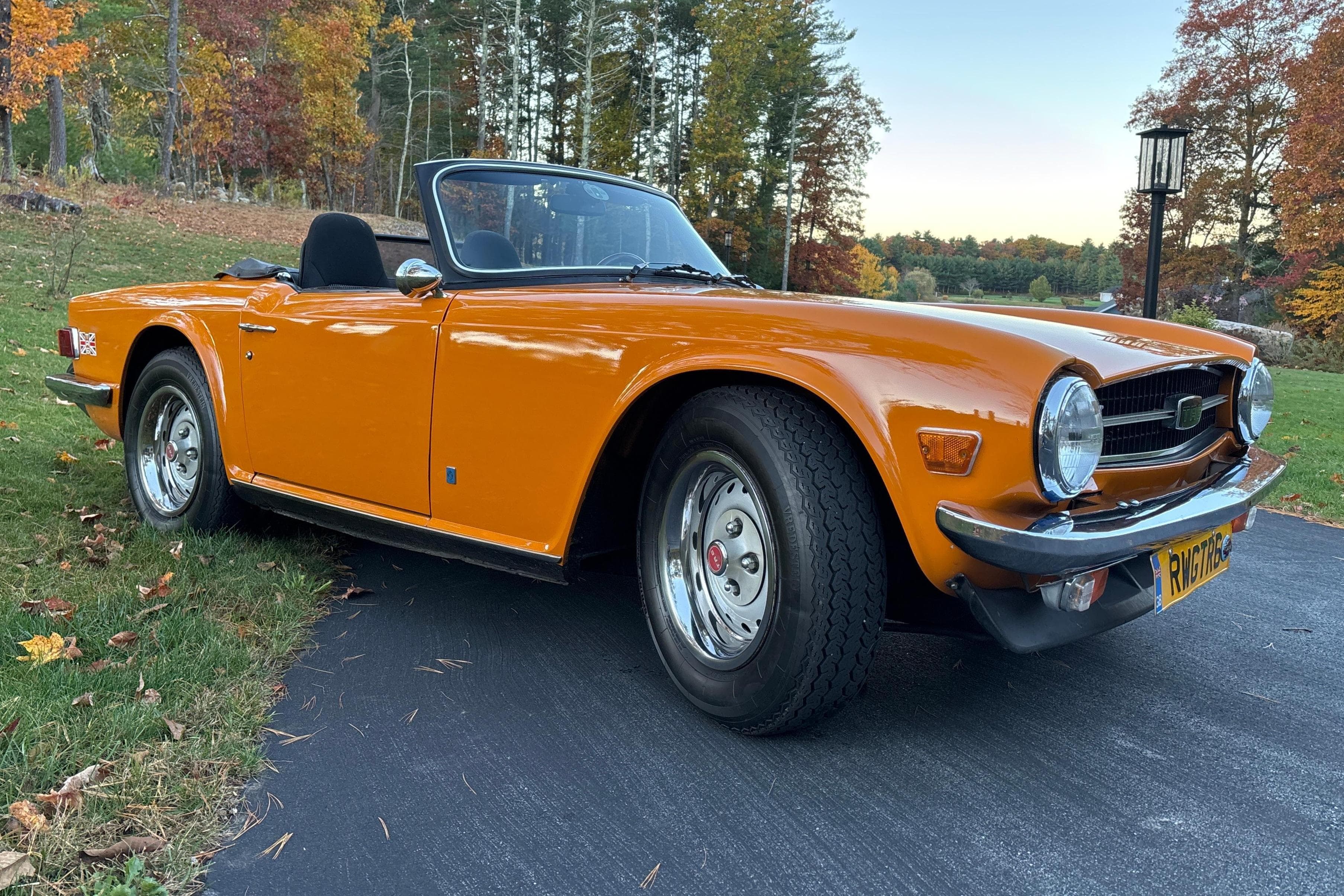 1975 Triumph TR6 sold for $9,000