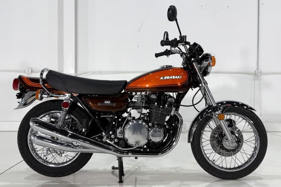 1973 Kawasaki Z1 & Z1-R sold for $17,250