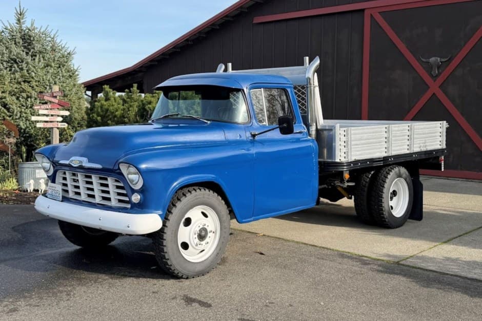 1956 Chevrolet Task Force Pickup (1955-1959) sold for $9,100