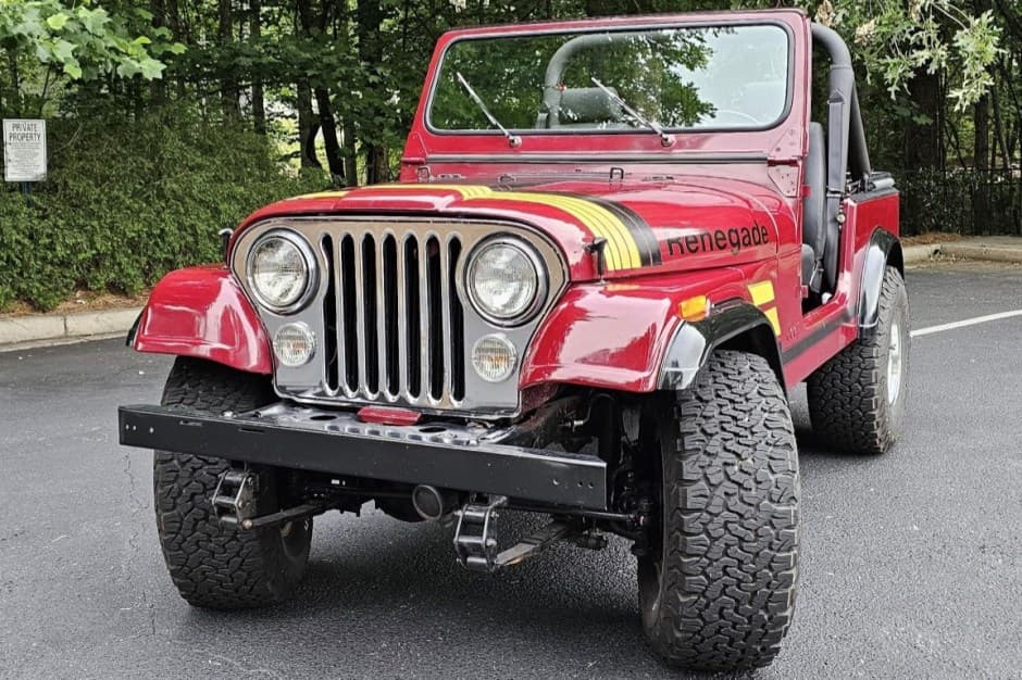 1981 Jeep CJ-7 sold for $9,800