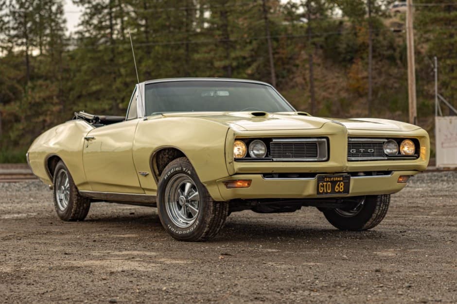 1968 Pontiac GTO (1968-1972) sold for $28,250