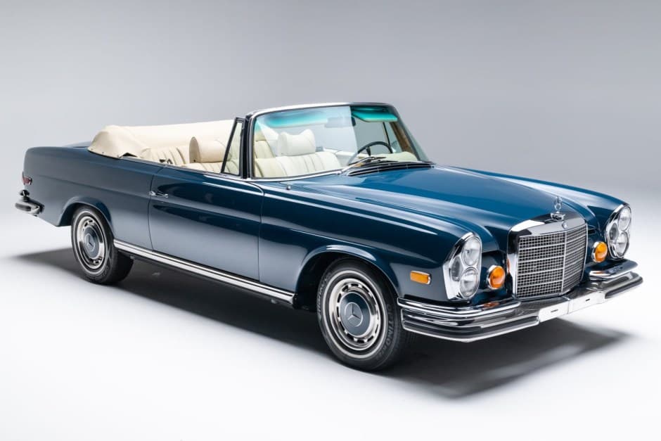 1971 Mercedes-Benz W111 Coupe & Cabriolet sold for $357,000