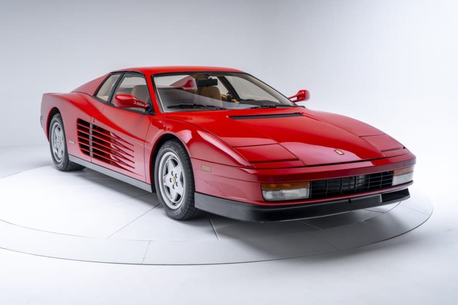 1988 Ferrari Testarossa sold for $124,000