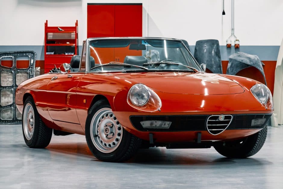 1977 Alfa Romeo 105/115 Spider Series 2 sold for $0