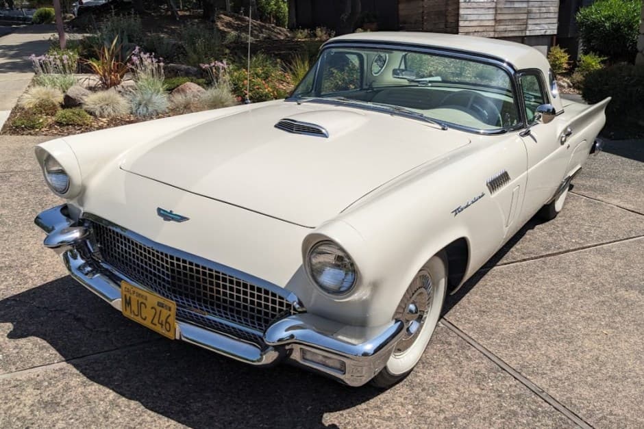 1957 Ford Thunderbird (1955-1957) sold for $34,000