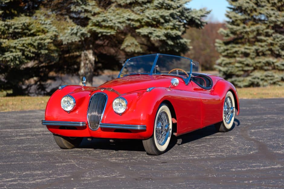 1951 Jaguar XK120 sold for $36,000