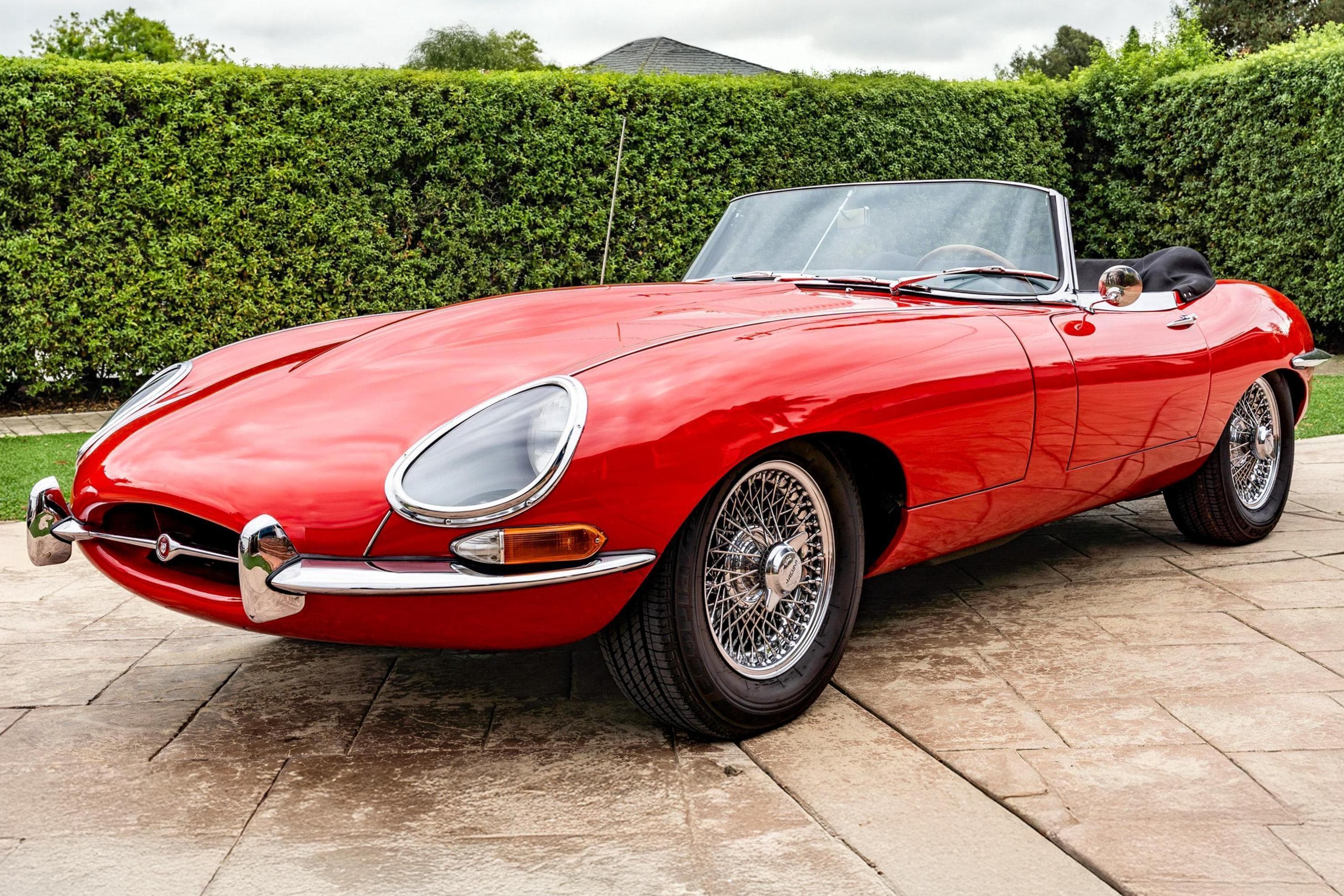 1966 Jaguar XKE sold for $82,000