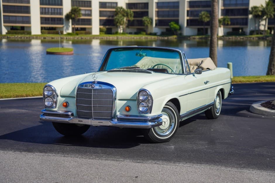1966 Mercedes-Benz W111 Coupe & Cabriolet sold for $55,000