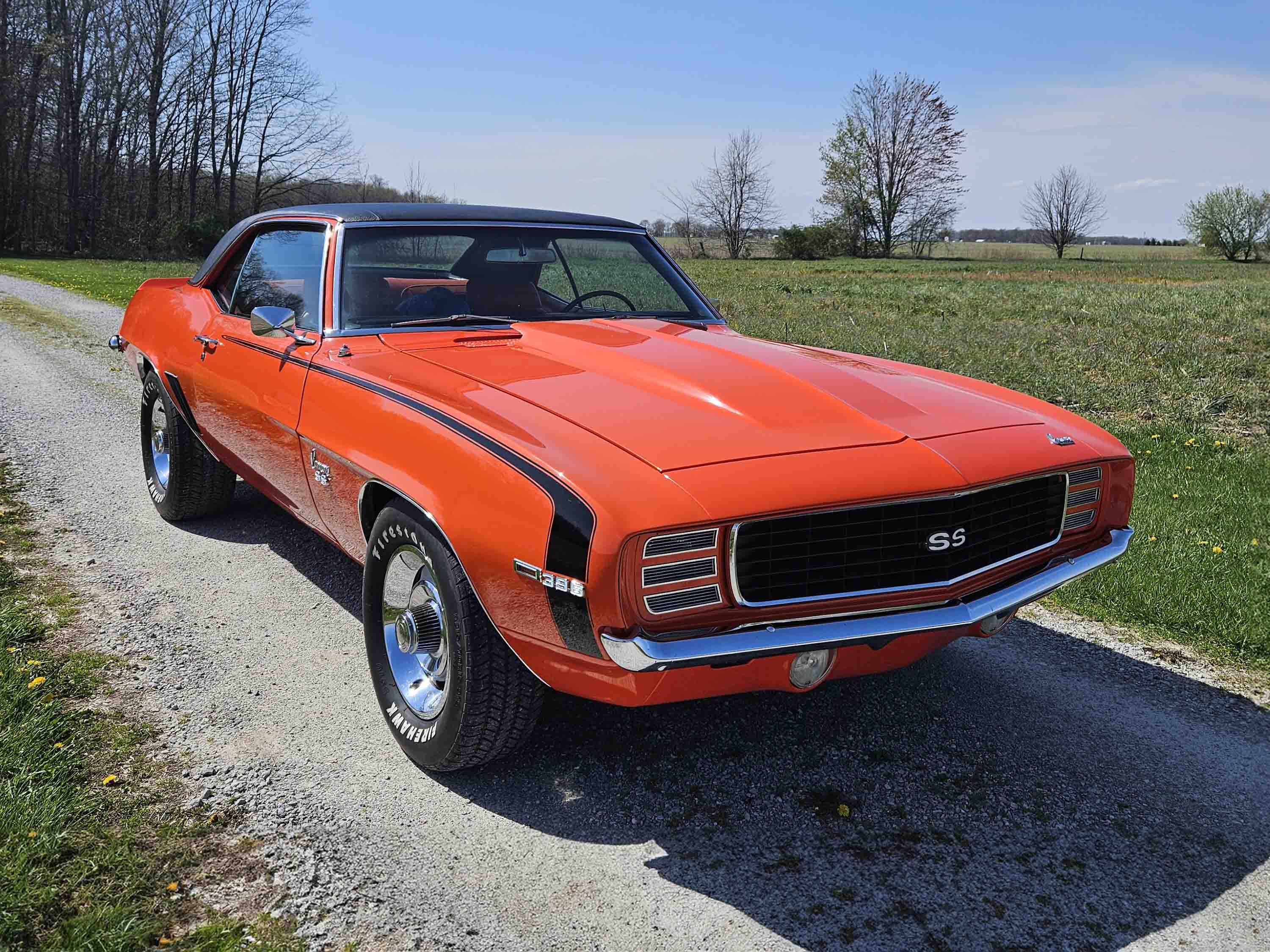 1969 Chevrolet Camaro sold for $55,000
