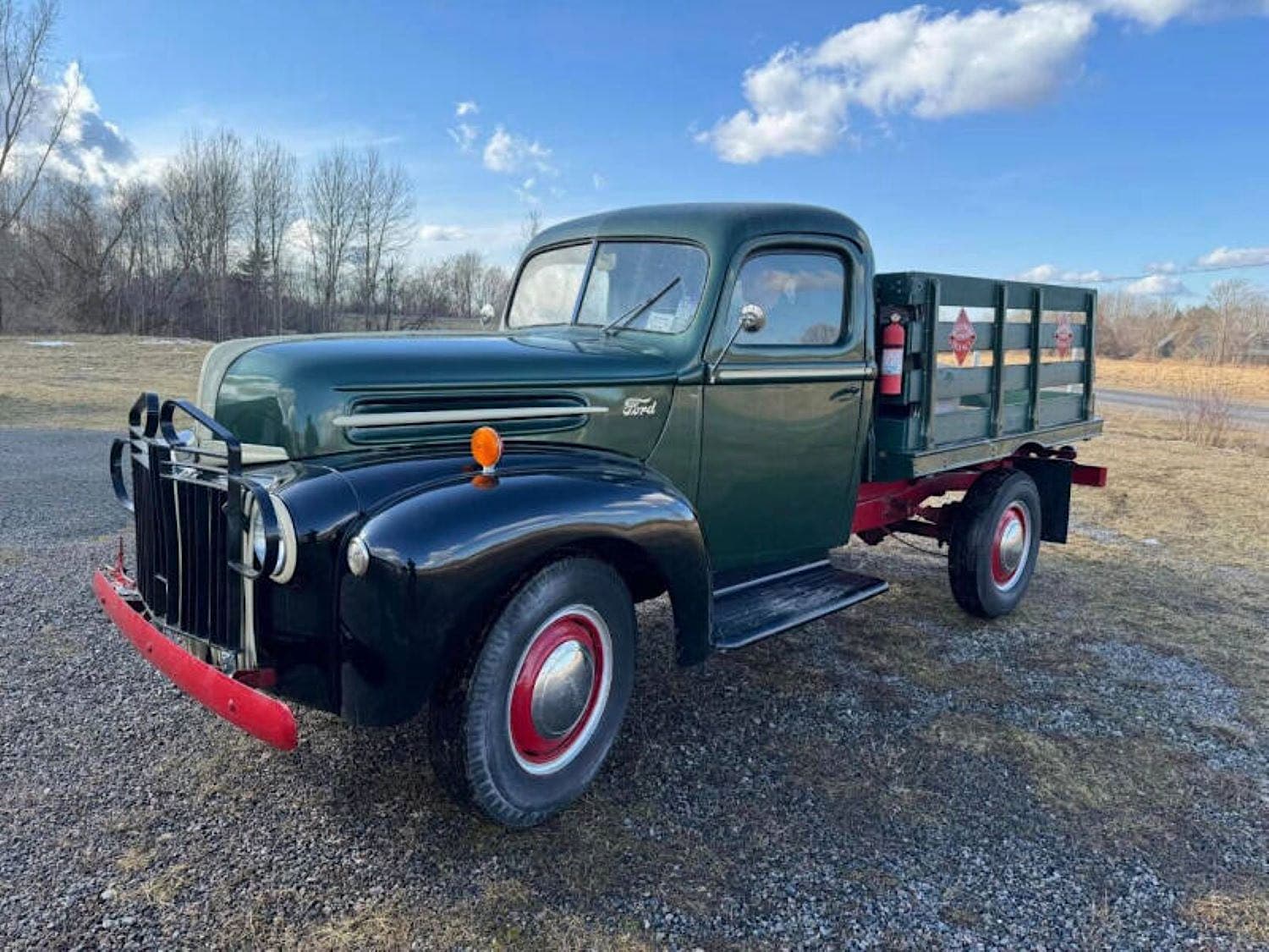 1946 Ford 69Y Stake-Bed Truck sold for $0