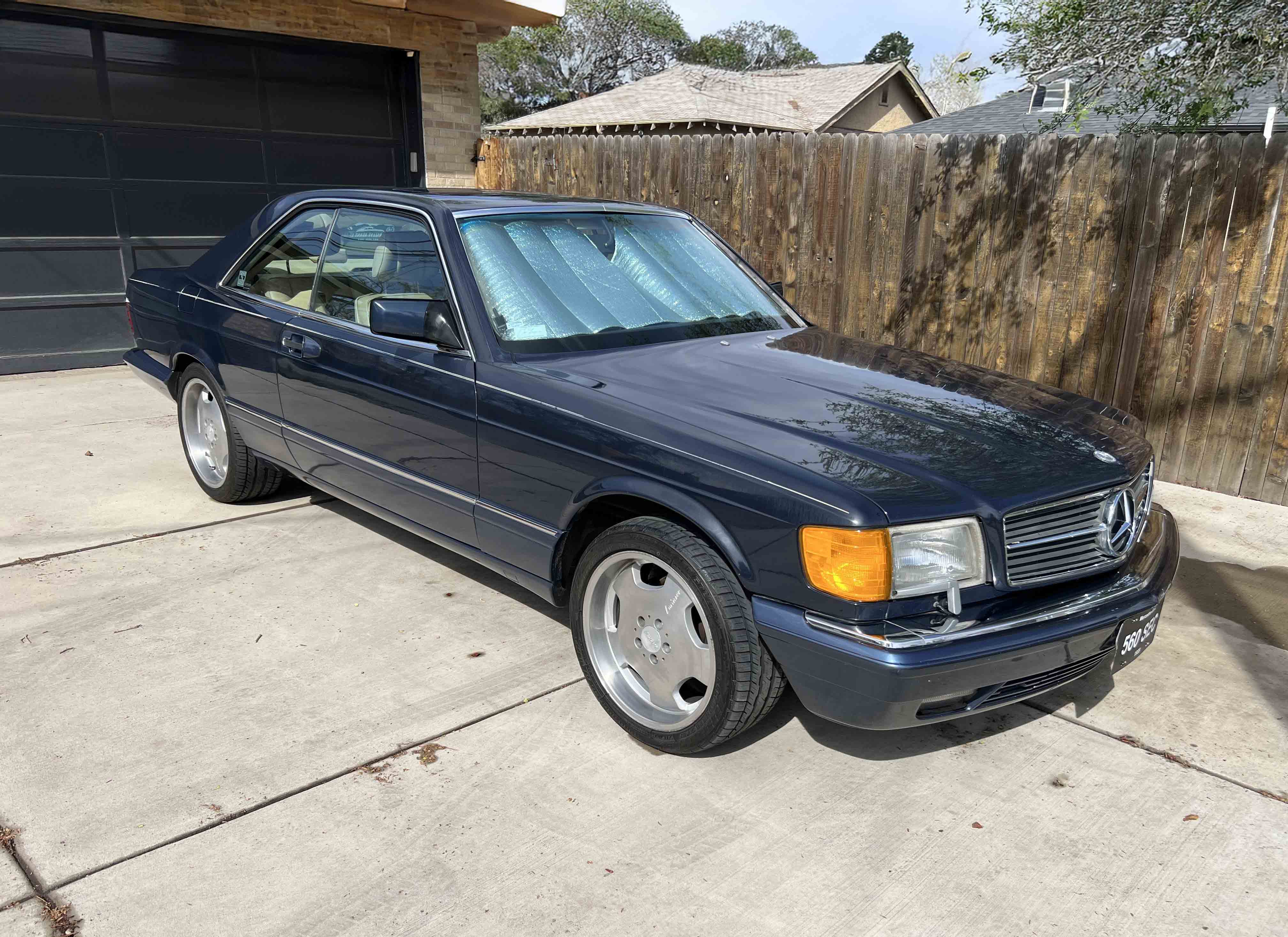 1989 Mercedes-Benz 560SEC sold for $15,500