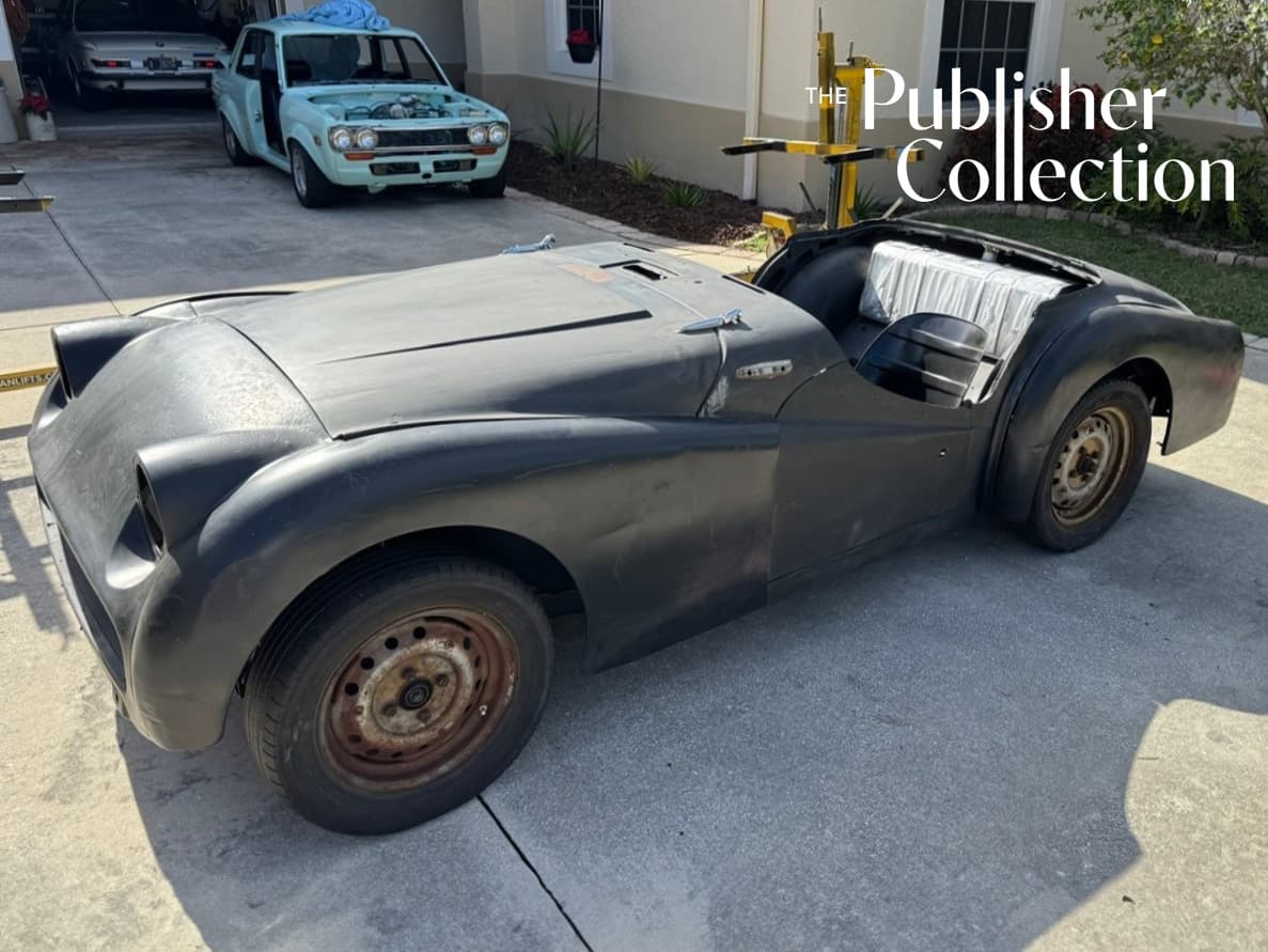 1959 Triumph TR3A sold for $3,600