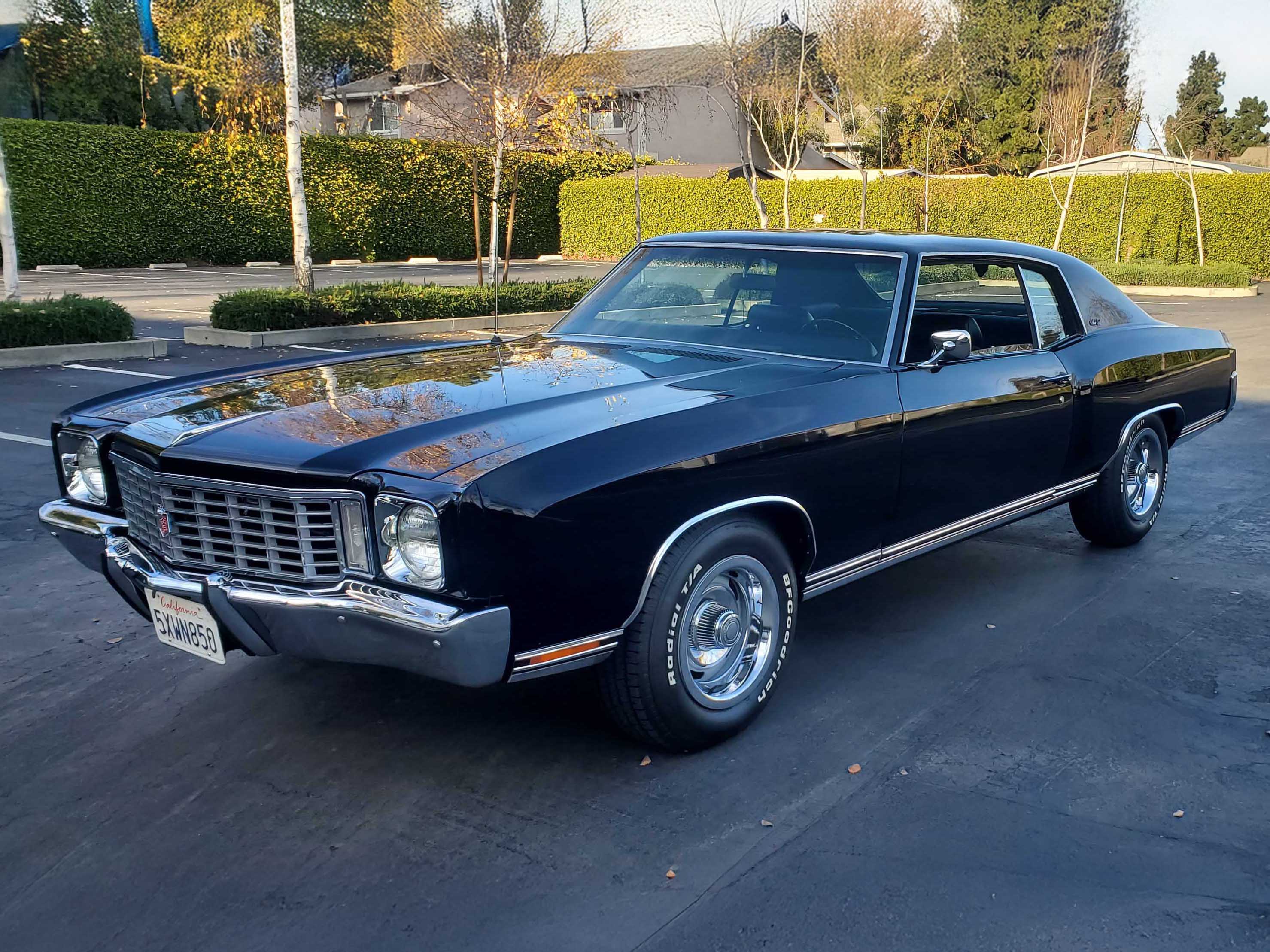 1972 Chevrolet Monte Carlo sold for $24,000