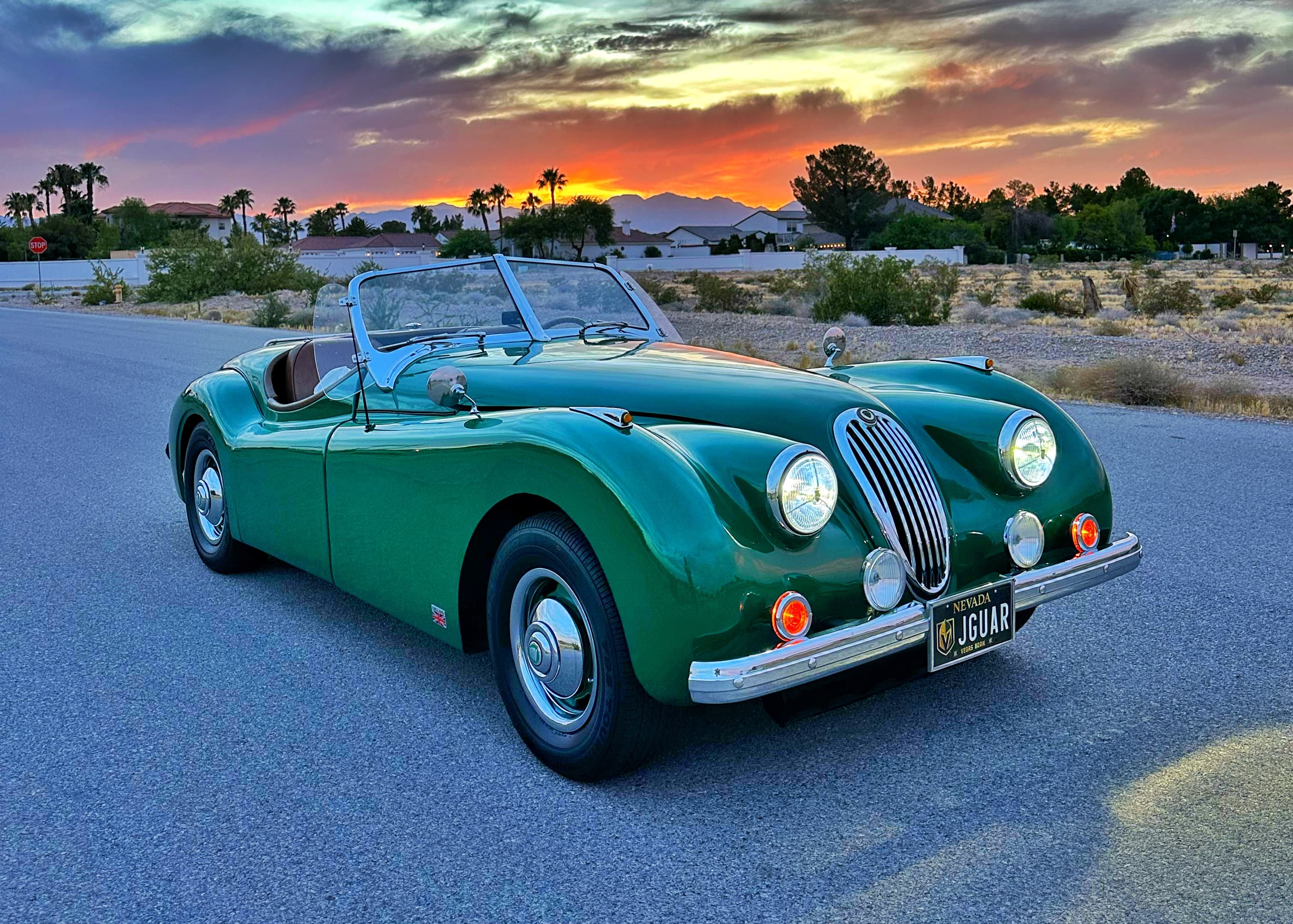 1950 Jaguar XK120 sold for $7,500