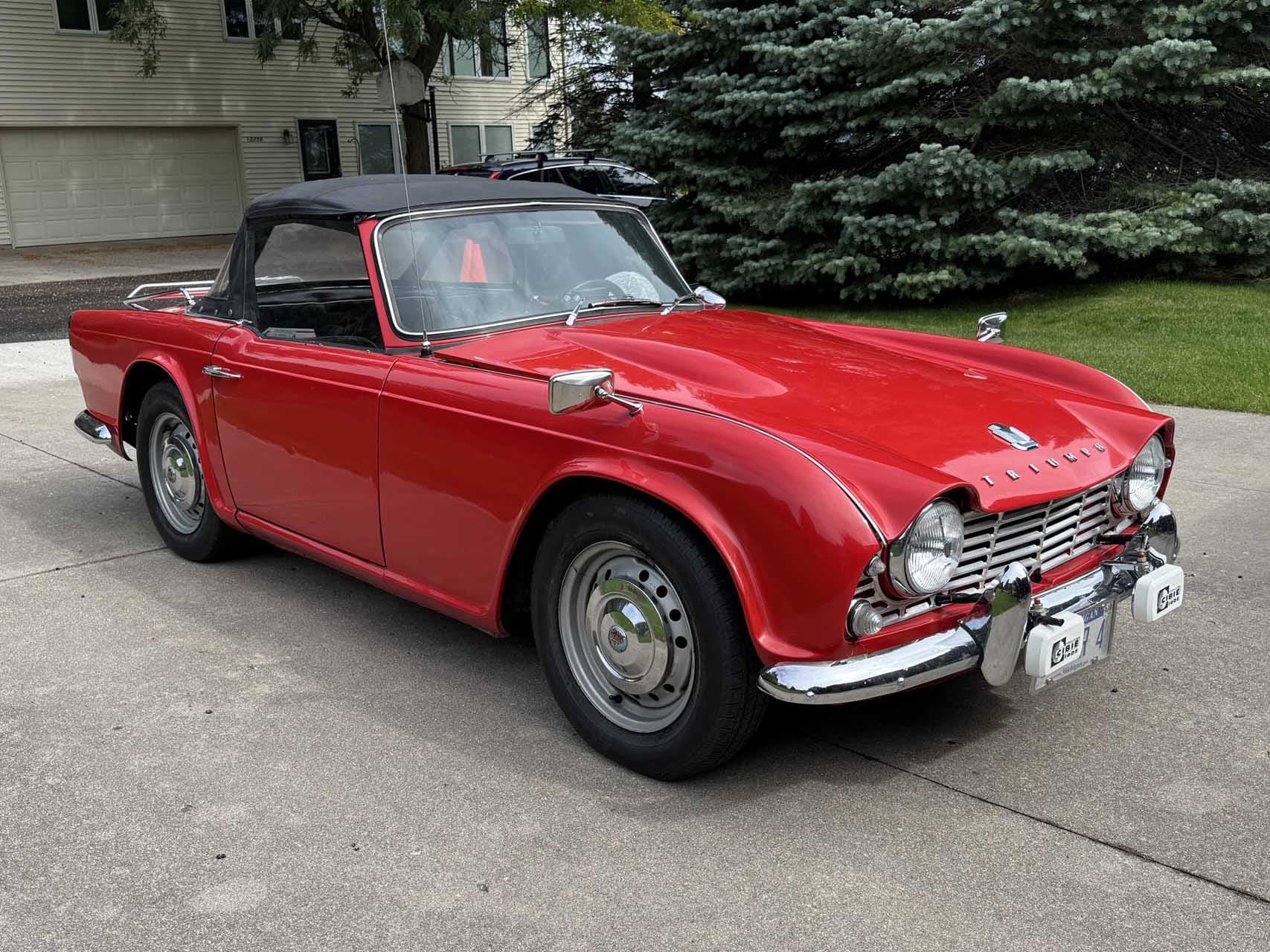 1965 Triumph TR4 sold for $9,450