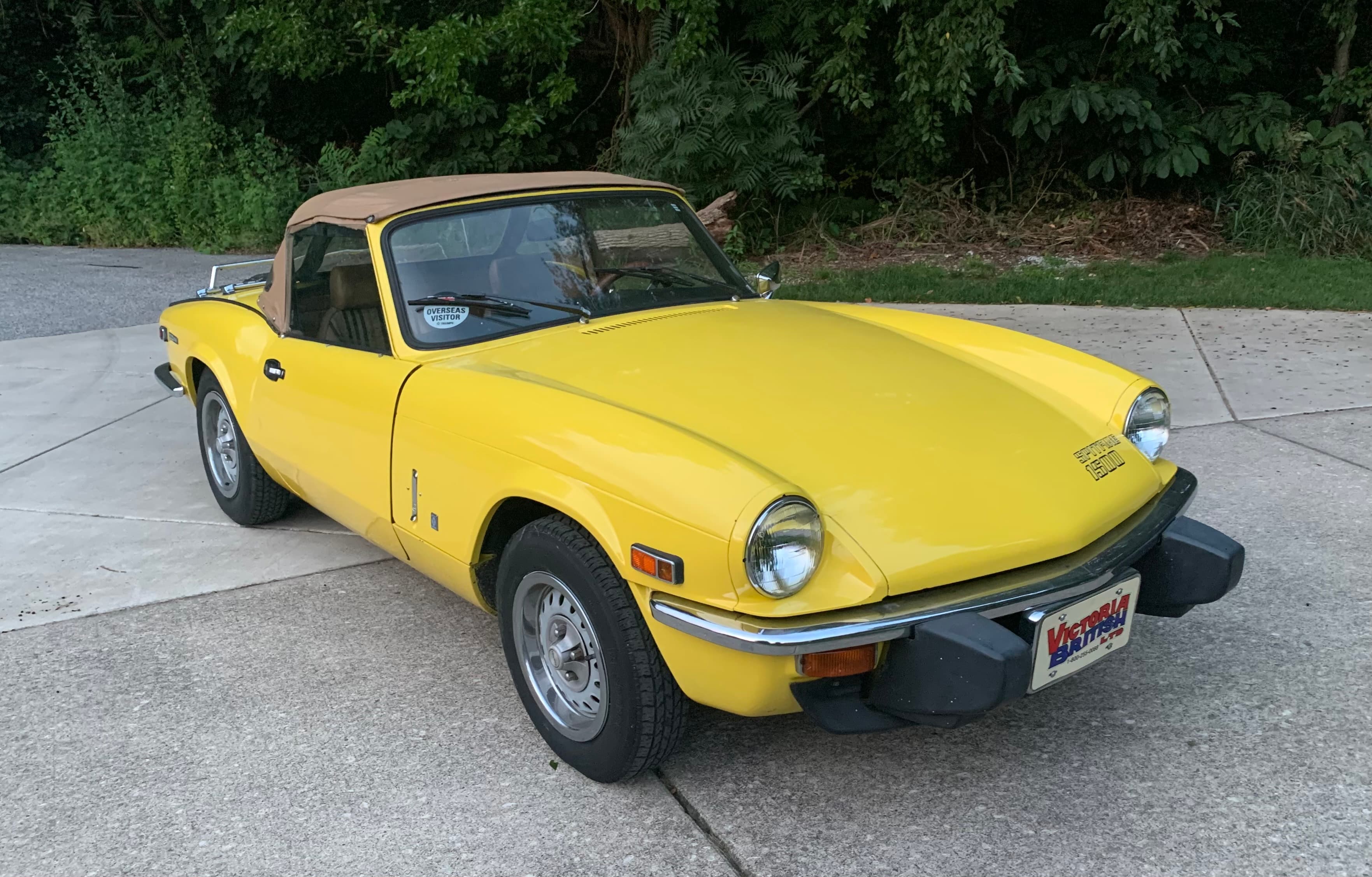 1978 Triumph Spitfire sold for $4,350