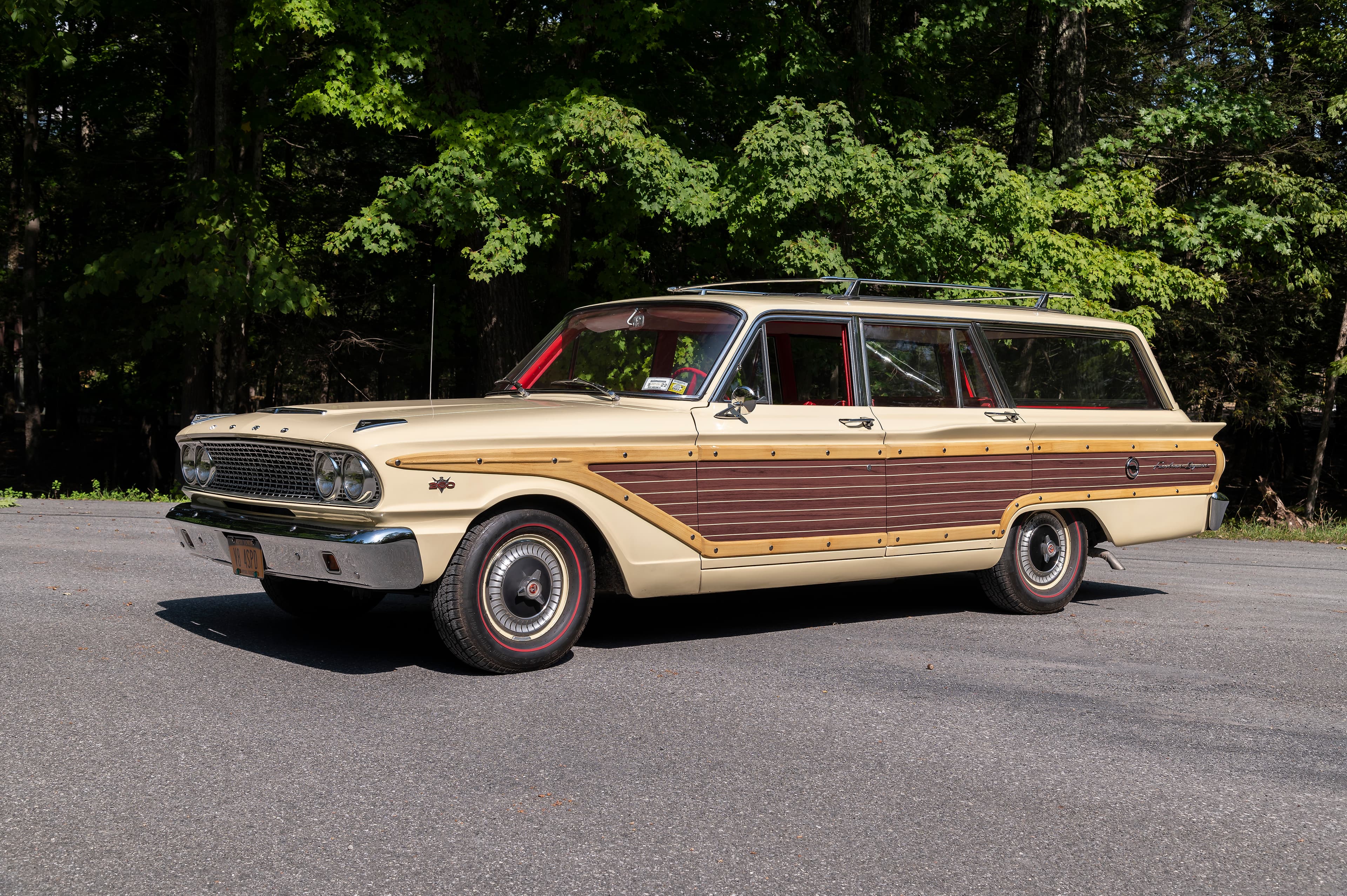 1963 Ford Fairlane 500 Squire Wagon sold for $23,500