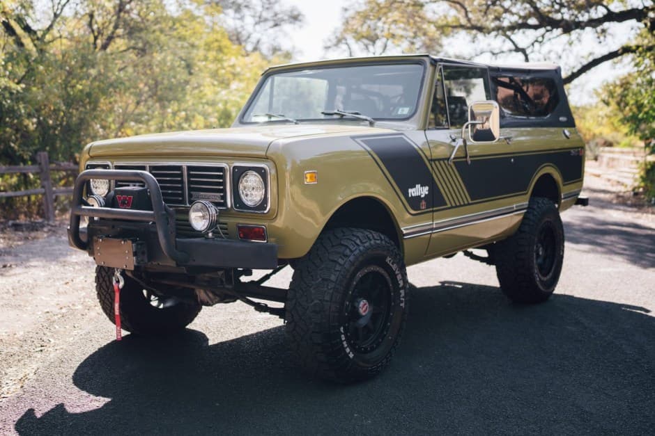 1976 International Harvester Scout II sold for $64,000