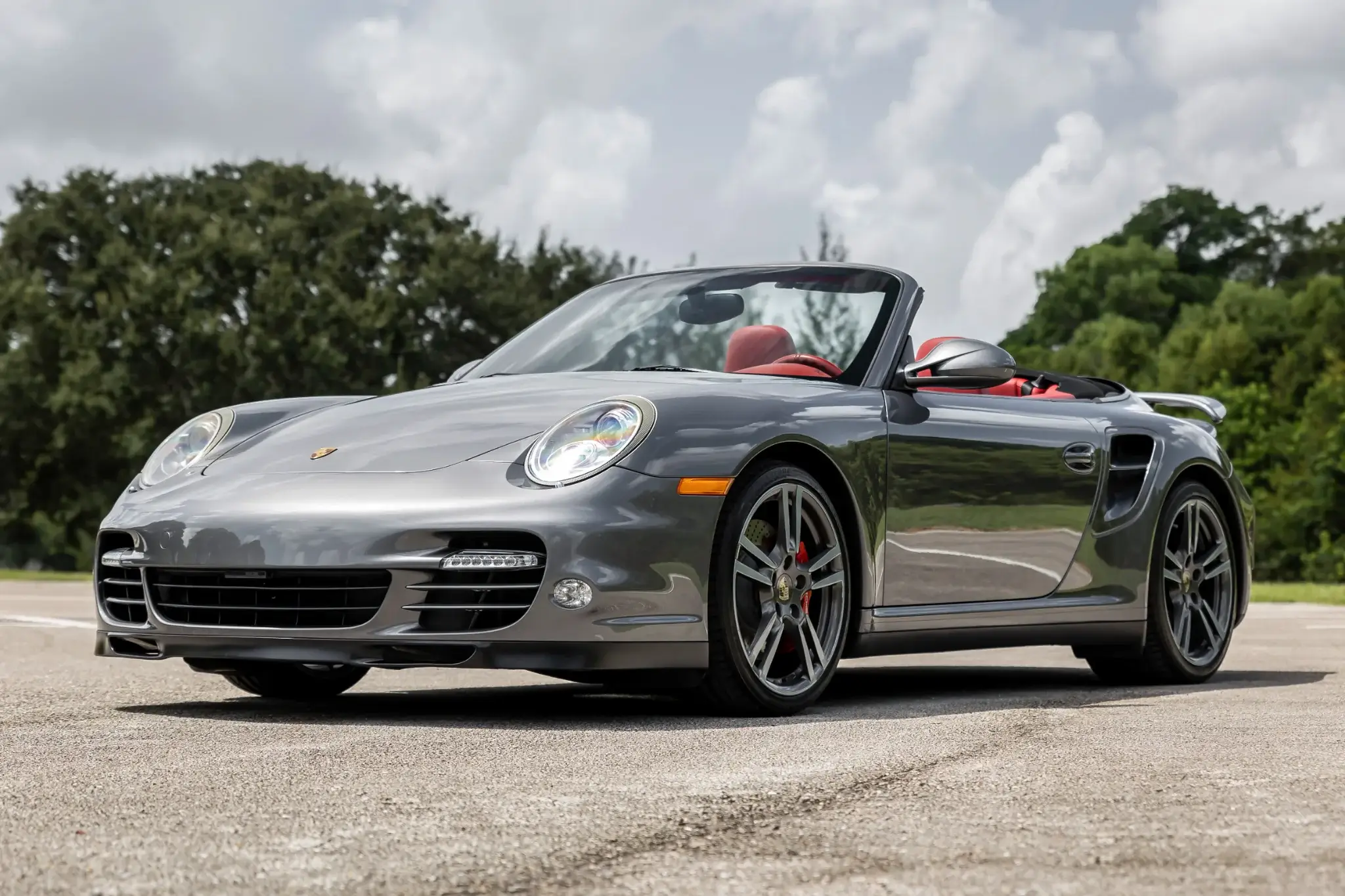 2010 Porsche 911 Turbo Cabriolet sold for $93,993