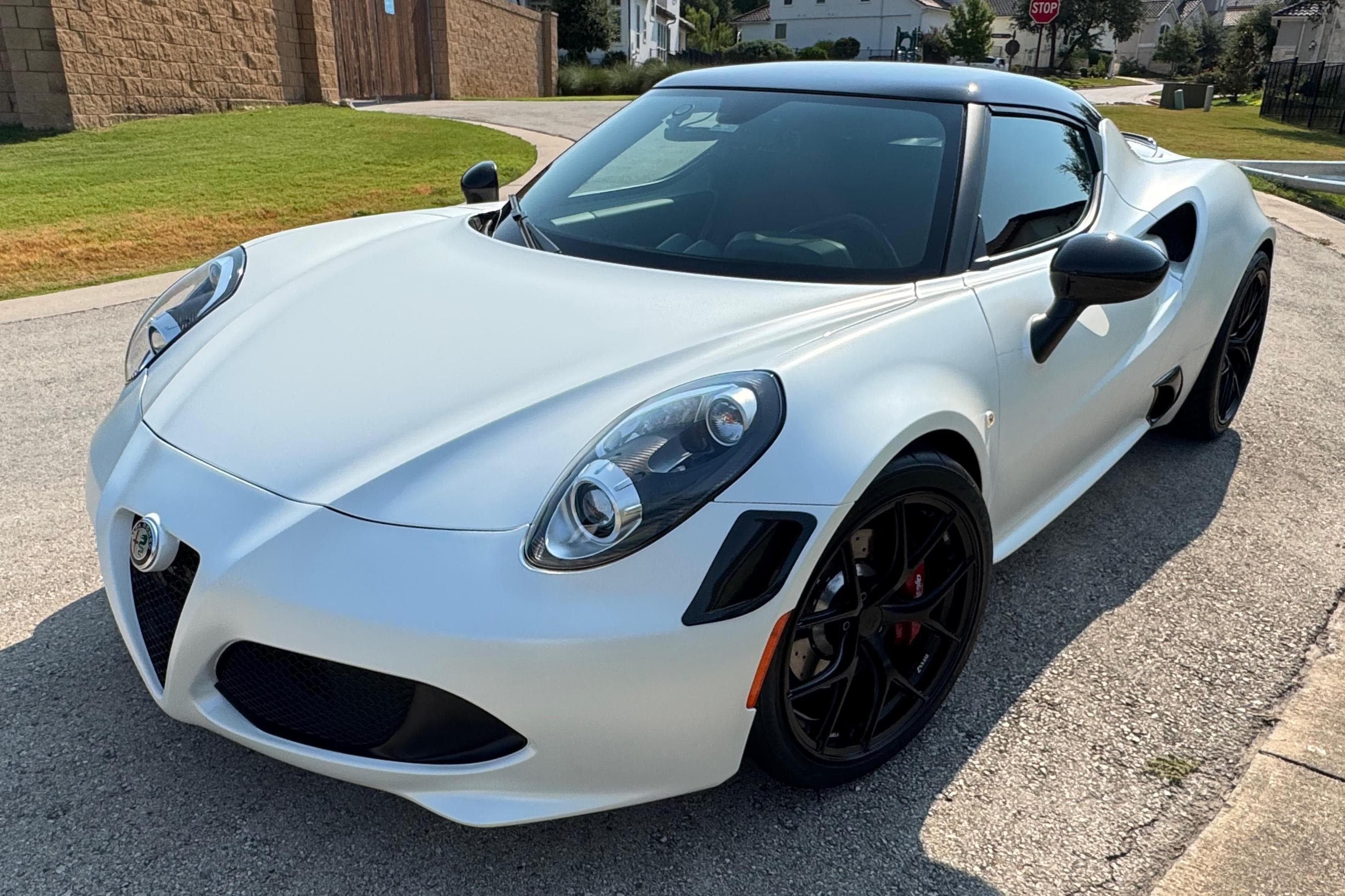 2018 Alfa Romeo 4C sold for $59,000