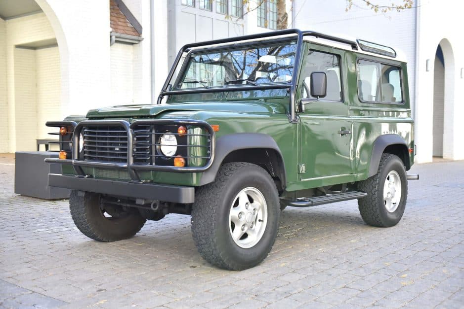 1997 Land Rover Defender 90 NAS sold for $92,000