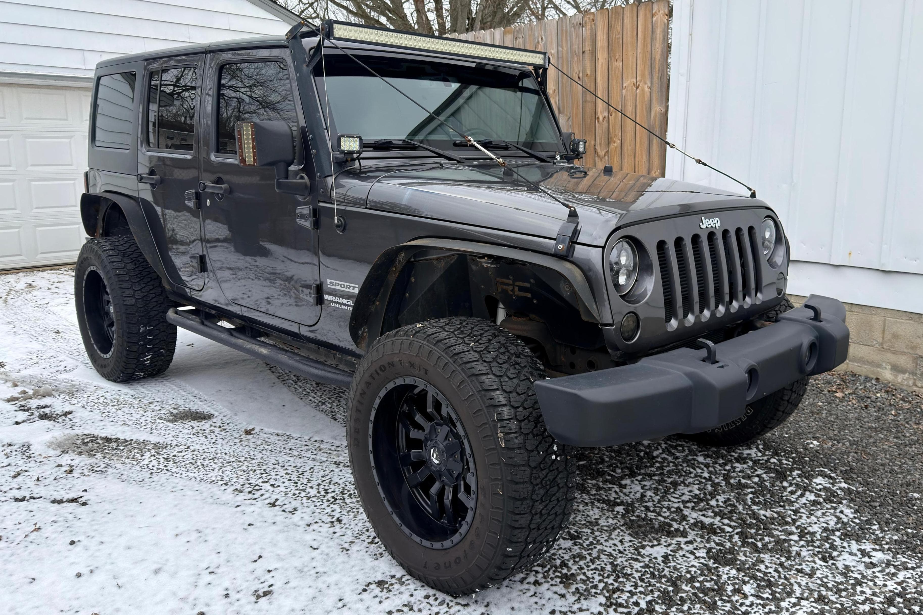 2017 Jeep Wrangler sold for $10,550