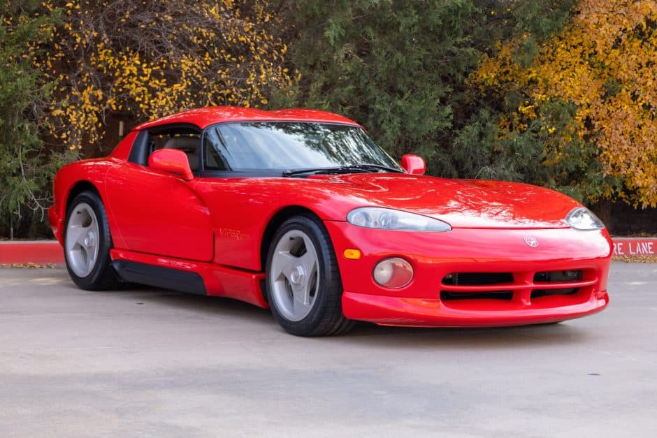 1992 Dodge Viper SR I (1992-1995) sold for $59,000