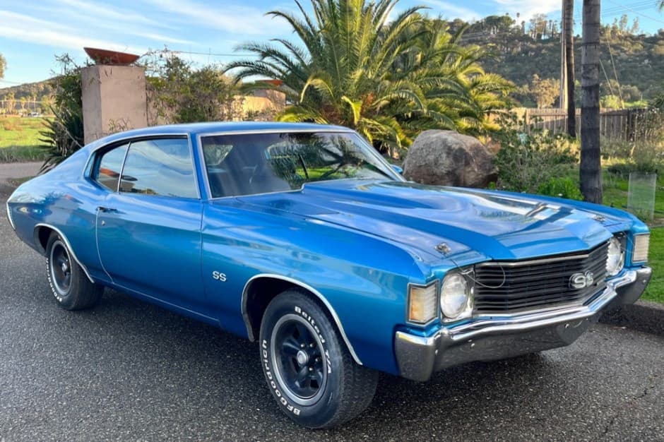 1972 Chevrolet Chevelle sold for $24,000