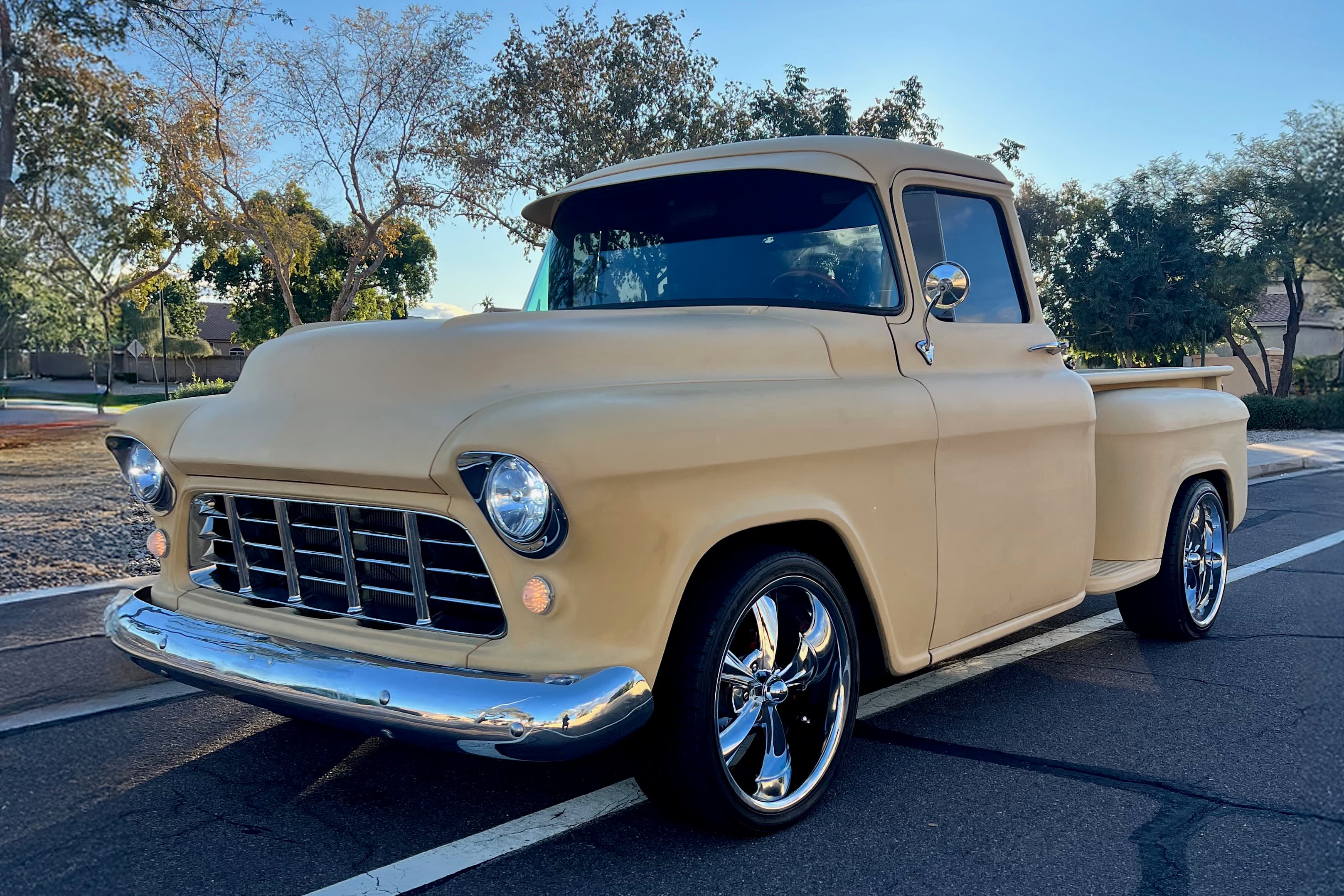 1955 Chevrolet 3100 sold for $25,000