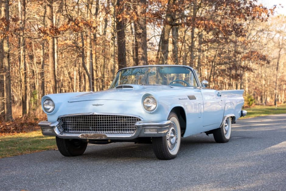1957 Ford Thunderbird (1955-1957) sold for $27,255