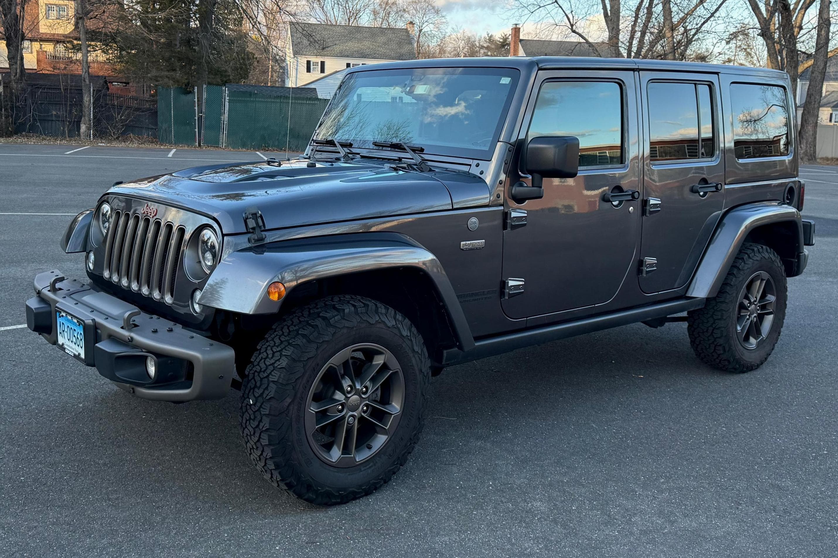 2016 Jeep Wrangler sold for $16,250