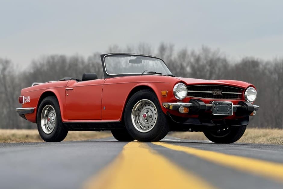 1975 Triumph TR6 sold for $13,500