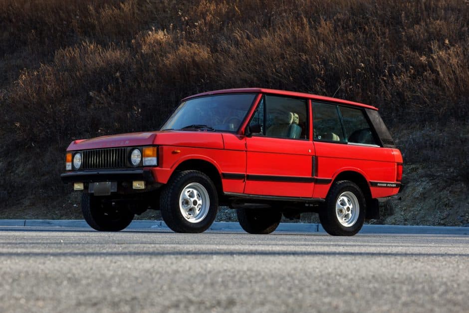 1981 Land Rover Range Rover Classic sold for $22,000